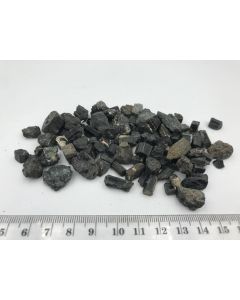 Schorl (black tourmaline); small pieces; Madagascar; 100 g