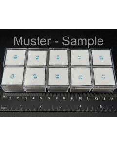 Topas; "sky blue"; facettiert; 6 x 4 mm; Brasilien; 10 St&uuml;ck