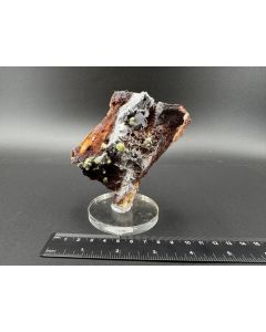 Smithsonit, Calcit, Rosasit; Barbara Mine, Laurion, Griechenland; HS; Einzelstück