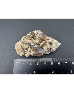 Rauchquarz xx, Mikroklin xx; Mt. Malosa, Zomba, Malawi; NS; Einzelst&uuml;ck