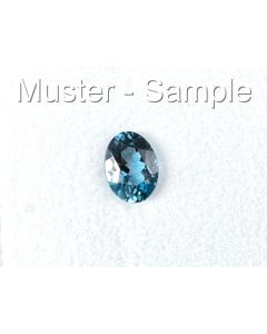 Topas; London Blue; facettiert; 6 x 4 x 3 mm; Mosambik; 1 Stück