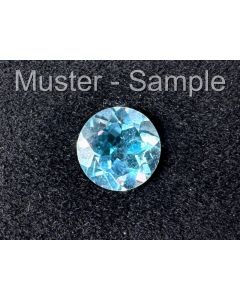 Topas; swiss light blue; facettiert; 7 x 5 mm; Brasilien; 1 Stück