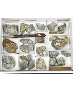 Karminit, Skorodit xx; Gold Hill Mine, Utah, USA; 1 Halbformat Steige; Unikat