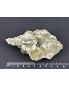 Smithsonit xx, Aurichalcit xx; 79 Mine, AZ, USA; HS; Einzelst&uuml;ck