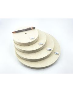 Filzscheibe; weich; 30 cm Durchmesser, 25 mm St&auml;rke, 10 mm Aufnahme; 1 St&uuml;ck
