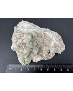 Fluorit xx; Fieschergletscher, Wallis, Schweiz; NS; Einzelstück