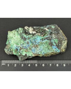 Carbonat-Cyanotrichit xx; Cap Garonne, Var, Frankreich; NS; Einzelstück