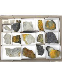 Radkovanit xx, Pascoit xx etc.; Pandora Mine, Utah, USA; 1 Steige; Unikat