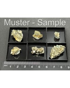 Pyrit xx; Asturien, Spanien; Partie mit 6 St&uuml;ck 