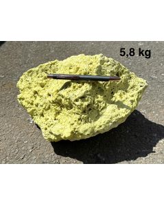 Ged. Schwefel; Indonesien; 5,8 kg; Einzelst&uuml;ck