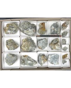 Karminit xx, Skorodit xx; Gold Hill Mine, Utah, USA; 1 Steige; Unikat