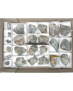 Carminite xls, Scorodite xls; Gold Hill Mine, Utah, USA; 1 unique flat