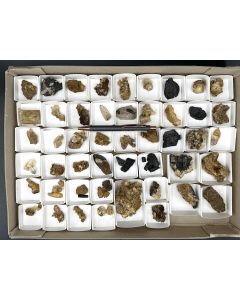 Adularia xls, Schorl; Binntal, Valais, Switzerland; 1 flat; unique