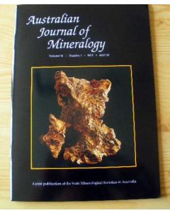 Australian Journal of Mineralogy Vol. 16, #1 2011