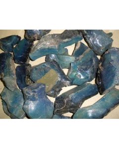 Blue agate (700 year old antic slag) Harz Mtns. Germany (1st choice, blue) 1 kg