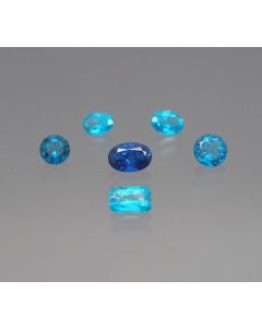 Apatite facetted 3 mm, Brazil