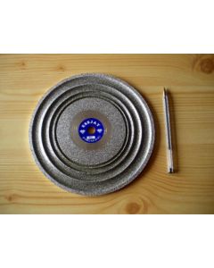 Cabochon diamond polishing disc 8", grain 0080