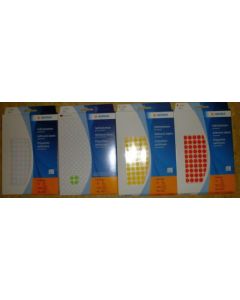 Aufklebepunkte, weiß, 8 mm Durchmesser, 1 Packung