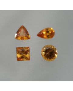 Hessonite facetted 5.5 mm, Tanzania
