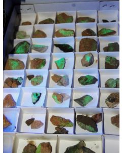 Minerals from the USA (AZ, UT, NV), 10 flats