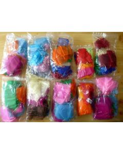 Schmuckbeutel Organza (gemischte Farben) 100 Stück