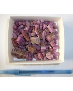 Ruby crystals; Corundum, 1st choice, TOP!, Tanzania; 100 g