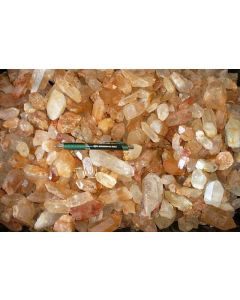 Bergkristall (X), klar in Kristallen oder Kristallstücken, Sambia, 100 kg
