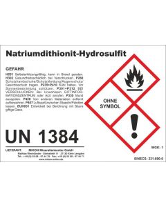 Natrium-Dithionit, Natriumdithionit, Natriumhydrosulfit 1 kg
