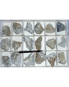 Norbergite xls (UV), Franklin Marble Quarry, NJ, USA, 1 flat