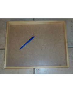 Wooden tray, wooden flat, made of real wood, 40 x 31 x 4 cm, 1 piece