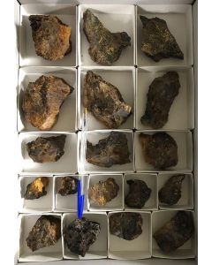 Cacoxenite xx, Beraunite xx etc., Grube Rotläufchen, Waldgirmes, Hessen, Germany, 1 flat