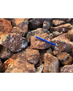 Andradite - Garnet (skarn with green amphibole), Namibia, 100 kg