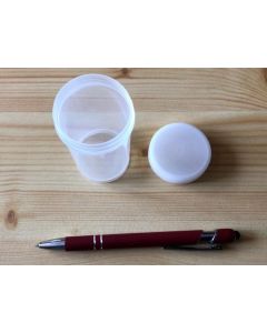 Screw Cap Jar, 8.5 cm tall, 4.2 cm diameter, transparent, 10 piece
