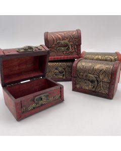 Treasure box, pirate chest, large, 1 piece