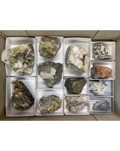 Gemischte Mineralien aus dem Harz, Harz Mix, Deutschland, 1 Steige