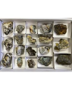 Gemischte Mineralien aus dem Harz, Harz Mix, Deutschland, 1 Steige