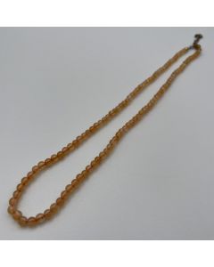 Kette aus 4 mm Karneol Kugeln, 45 cm lang, 1 Stück