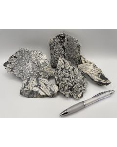 Pinolit, Magnesit; in Scheiben geschnitten, Tauern, Österreich; 1 kg 
