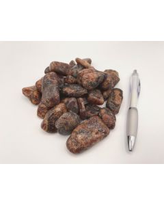 Hessonit, Granat; gemmy, Tansania; 1 kg 