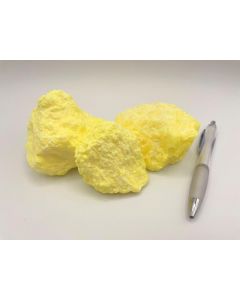 Sulfur; native, Indonesia; 1 kg 