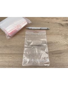 Zip lock bags; 120 x 170 mm; 100 pieces. Made in Germany (!)