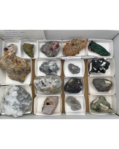Minerals mixed; Gerd Tremmel Collection, Marokko, No.3258; 1 flat