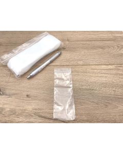 Zip lock bags; 50 x 130 mm; 100 pieces. Made in Germany (!)