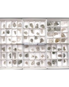 Bergkristall xx, Rauchquarz xx, Chlorit; hellere Kristalle und Kristallgruppen, Zinggenstock, Schweiz, vom Strahler Rufibach; 1 Steige 