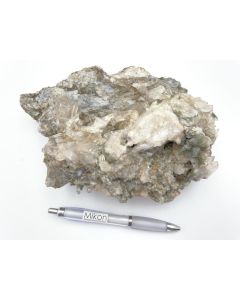 Bergkristall xx, Chlorit, Rauchquarz xx; Zinggenstock, Schweiz, vom Strahler Rufibach; HS