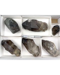 Smoky quartz xl; Zinggenstock, Switzerland, from Strahler Gorsatt; 1 flat 