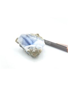 Lagenachat "Blue Lace", druzy; Jombo, Malawi; KS, Einzelstück