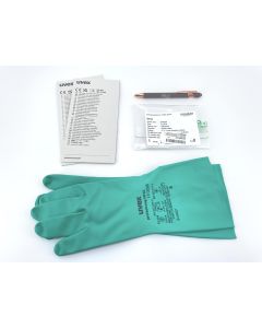 Protective gloves, chemical gloves; acid protection, uvex, professional version, Size M, 8; 1 pair. Made in Germany (!)