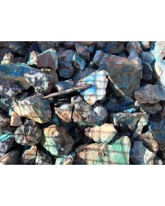 Shattuckite, dioptase, chrysocolla; unsorted, Kaokoveld, Namibia; 100 kg