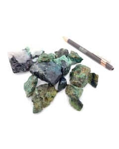 Kupfer, Wismut, Bleimineralien etc.; Khorixas, Namibia; 1 Beutel (500 g) Minimining